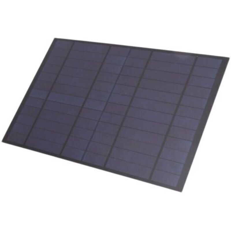 Chargeur portable à panneau solaire en silicium polycristallin 6 V 10 W, idéal pour le camping, la randonnée et l'alpinisme.