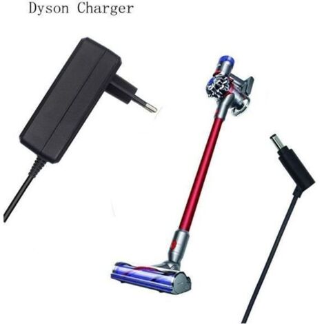 Chargeur pour Dyson V6 V8 DC62 V7 SV03 DC58 DC59 DC61 DC74 Adaptateur secteur pour aspirateur (5.9in Câble secteur)