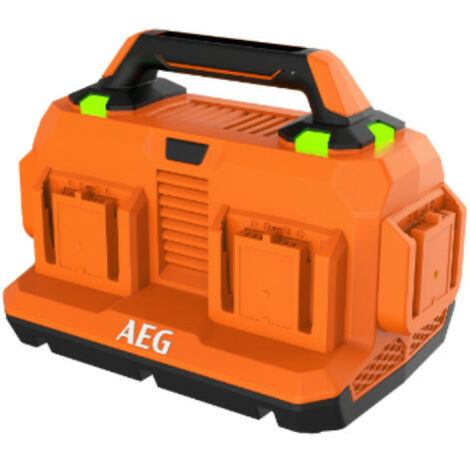 Chargeur pour électroportatif 18V – 6 ports pour chargement simultané – Indicateur de charge – Compatible avec batteries AEG - BL18C6
