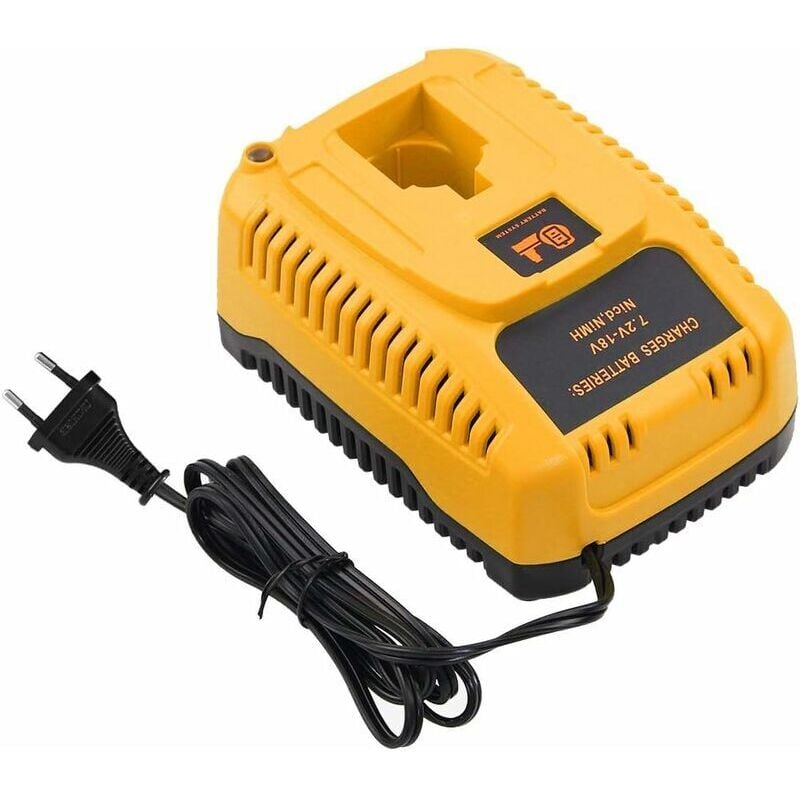Chargeur pour électroportatif DC9310 Remplacement Chargeur pour Dewalt batterie Ni-Cd & Ni-Mh 7.2V-18V DC9096 DC9098 DC9099 DC9091 DC9071 DE9057
