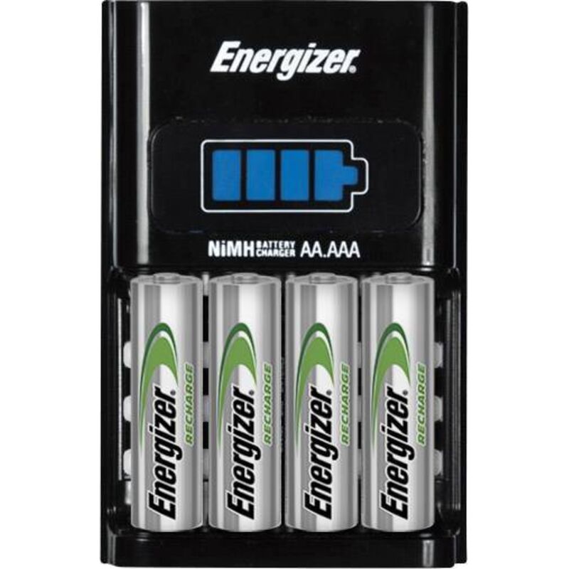 Energizer - Chargeur de piles rondes NiMH avec accus CH1HR3