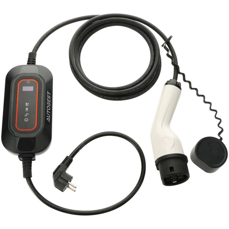 Chargeur pour véhicule électrique - type 2 3,7 kw - monophasé 230V - 16A