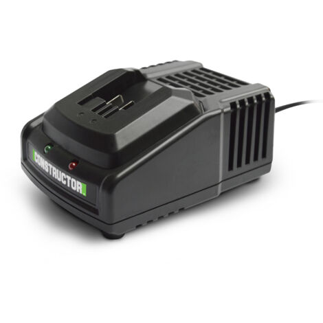 Chargeur rapide 20V max pour batteries 2A et 4A – Temps de charge 1H/2H – Compatible avec outils Constructor