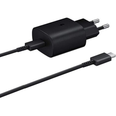 Chargeur Rapide 25W + Cable USB-C USB-C pour SAMSUNG S22 5G-S22 ULTRA 5G-S21 FE 5G-S21-S21 PLUS-S20 FE-S20-NOTE 20-A53