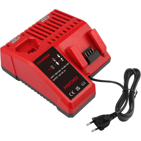 Chargeur rapide de batterie M12 & M18 Chargeur Pour Milwaukee M12-18C 12V-18V 48-59-1812 M12-18FC