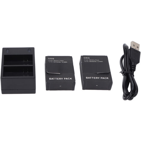 Chargeur Rapide Double Emplacement avec 2 Batteries pour Hero 2 3 - Recharge Efficace Appareil Photo