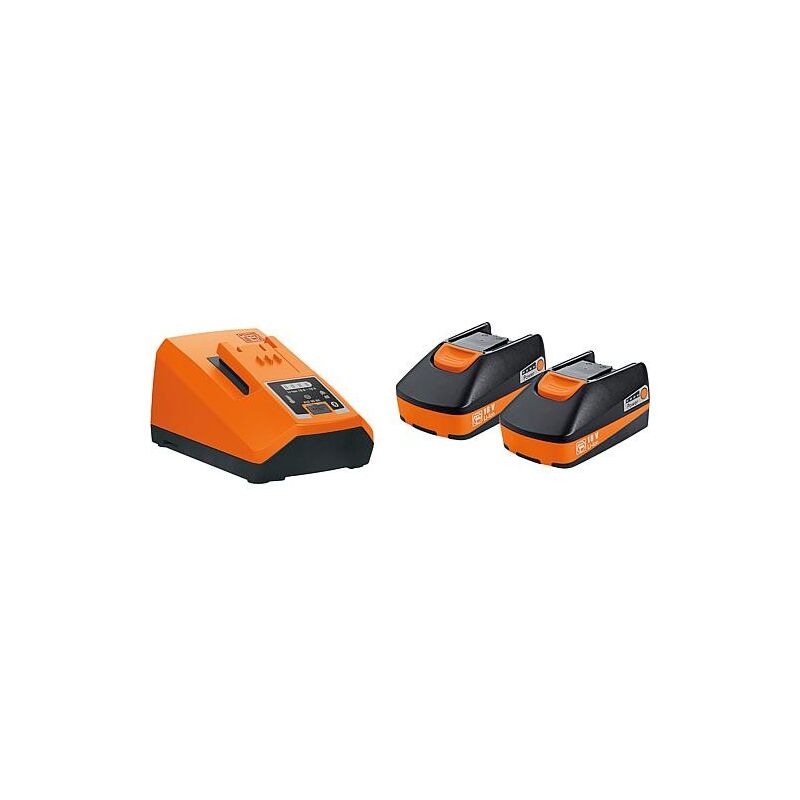 Fein - Kit sans fil 18 v alg 80BC avec 2x batteries 3,0 Ah et chargeur