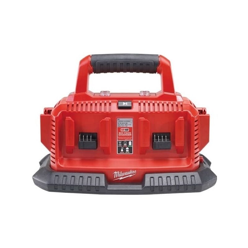 Milwaukee - Chargeur de batterie pour machine sans fil jusqu'à 6 batteries 14.4V/18V M1418C6