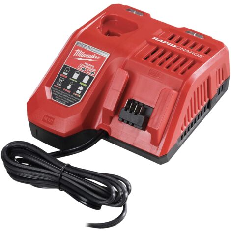 Chargeur Rapide 12-14,4 - 18 / systeme M12 a M18 - Milwaukee - M12-18FC