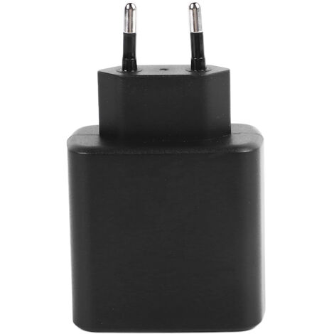 Chargeur Rapide PD 45W pour Samsung Galaxy S22, Adaptateur Secteur EU Noir 100-240V, Compatible Appareils Android