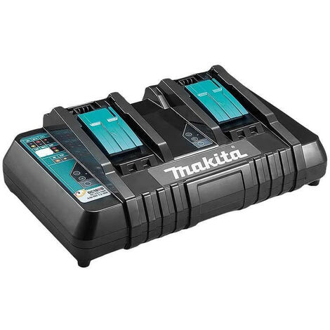 Chargeur rapide pour 2 batteries Li-Ion 14,4 à 18 V - MAKITA DC18RD
