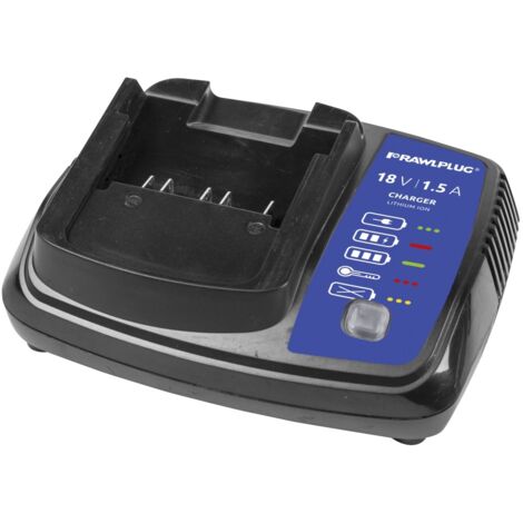 Chargeur RawlPlug R-CHR-181501 18 V 1 5 A