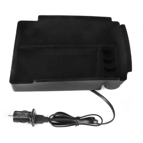 Chargeur sans fil 12V pour voiture, boîte de rangement organiseur pour Tesla Model X et Model S 2016 et après.