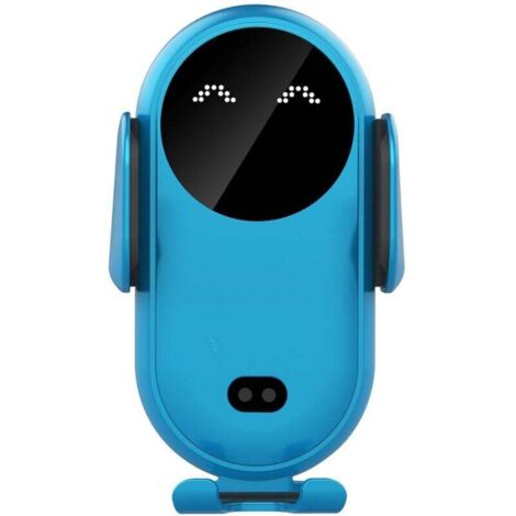 Chargeur sans Fil de Voiture, Support de téléphone de Voiture pour Prise d'air, Support de téléphone de Voiture Universel Station de Charge inductive pour Voiture (Bleu)