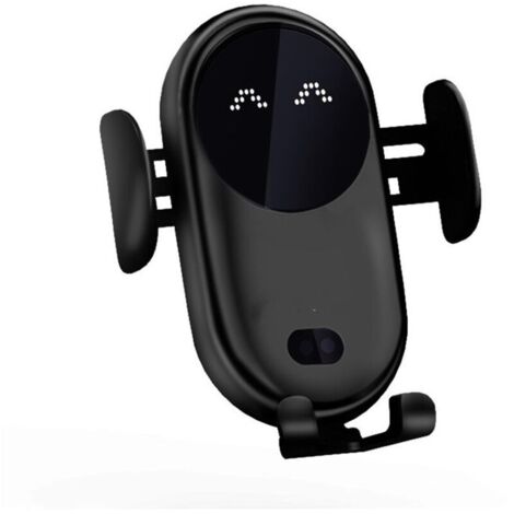 Chargeur sans Fil de Voiture, Support de téléphone de Voiture pour Prise d'air, Support de téléphone de Voiture Universel Station de Charge inductive pour Voiture (Noir)