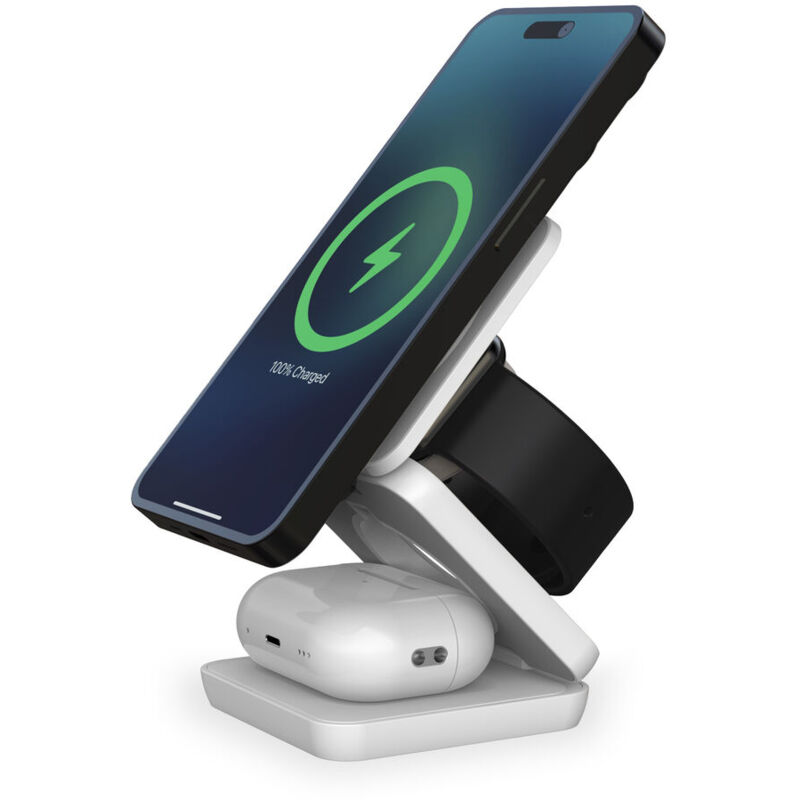 Ksix - Chargeur sans fil Cube 3en1