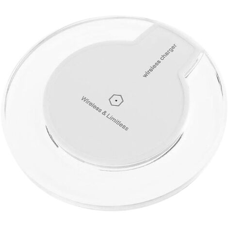 Chargeur sans fil pour téléphones iOS/Android, station de charge sans fil portable, alimentation flexible, triple protection, blanc