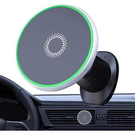 Chargeur sans Fil pour Voiture 15W Charge Rapide avec Support
