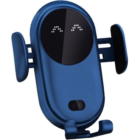 Chargeur sans fil voiture 15W – Charge rapide 10W – Coussinet silicone anti-dérapant – Capteur intelligent infrarouge