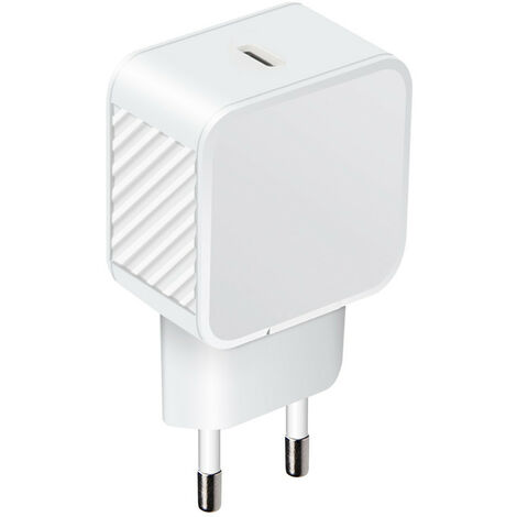 Chargeur secteur 1 USB-C 30W Power Delivery - blanc