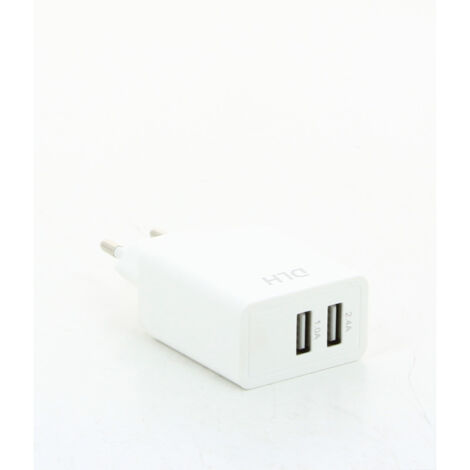 CHARGEUR SECTEUR 12W 2 USB  DY-AU2313W pour Smartphone
