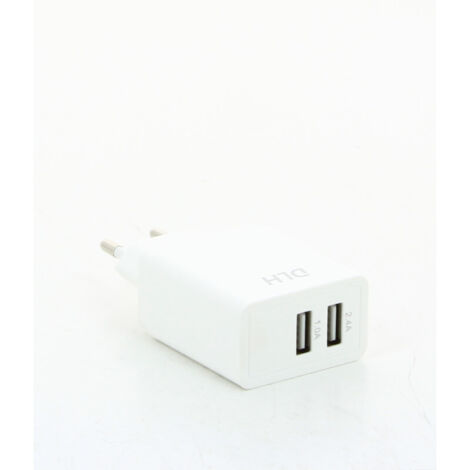 CHARGEUR SECTEUR 12W 2 USB DY-AU2313W pour Smartphone