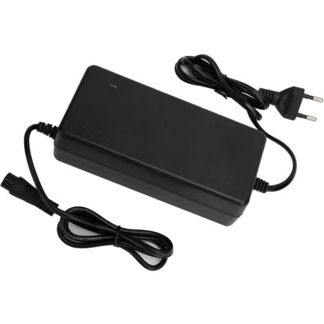 Chargeur Secteur 54.6V 2A pour Batterie Lithium 3 Broches 12mm, Entrée 100‑240V AC