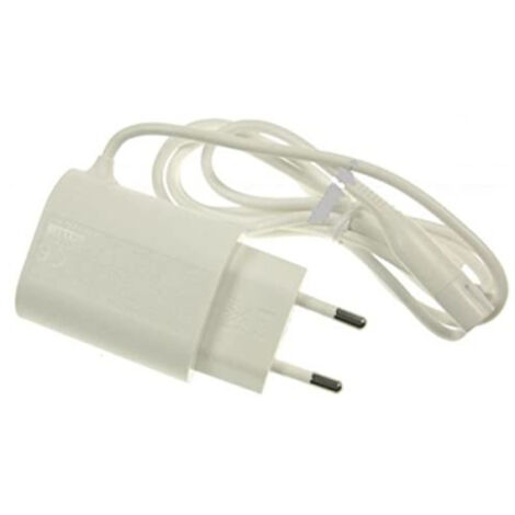 Chargeur secteur blanc pour 7180, 7185, 7280, 7285, 7380, 7385, 7480, 7580, 7680 Silk Epil 7