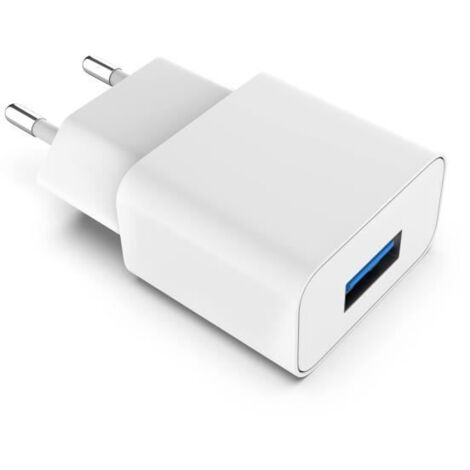 Chargeur Secteur pour Samsung A51 A71 A52 A32 S10 Plus/S10E A12 A23 5G A04s,Note 10 9 8,18W Quick Charge 3.0 Rapide+1.8M USB Cable