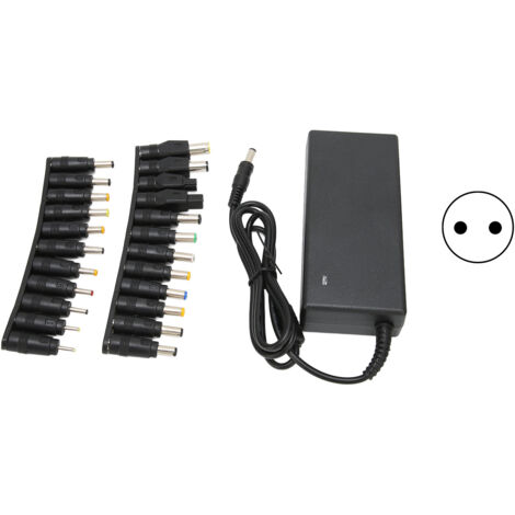 Chargeur Secteur Universel 90W pour PC Portable avec 23 Embouts DC - Prise EU