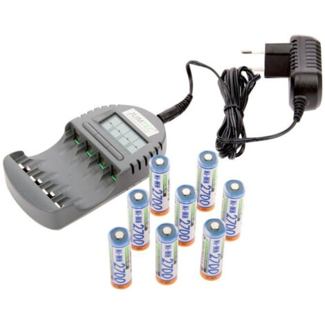 Chargeur Set 3 avec 8 Mignon NimH-Batteries