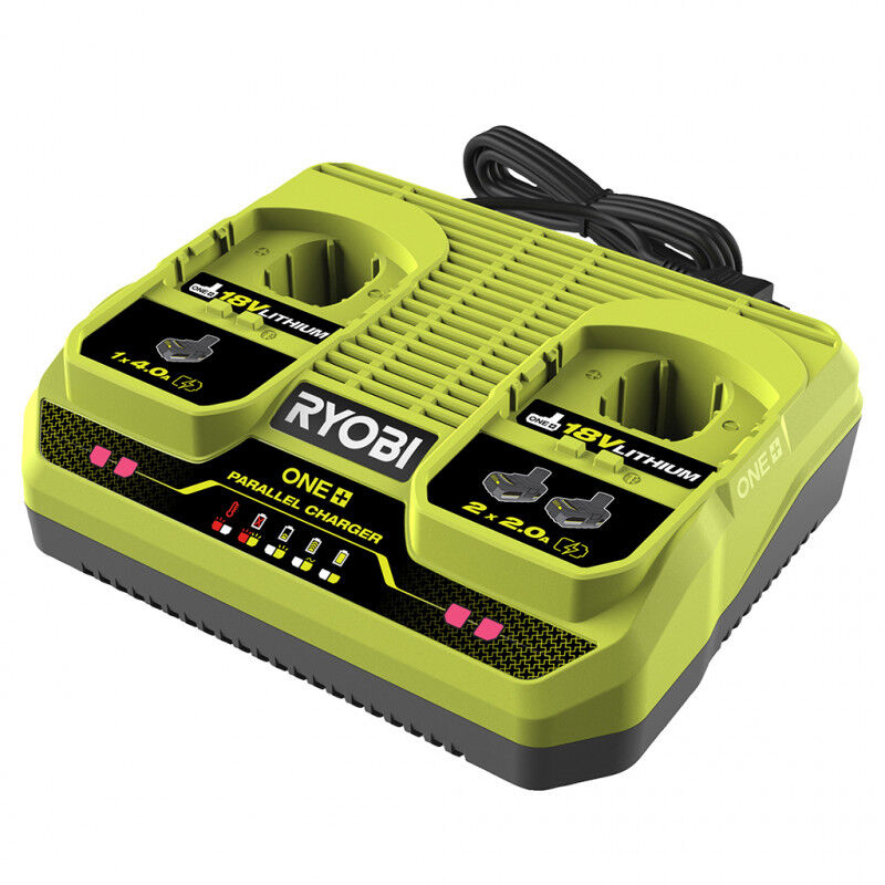 Ryobi - Chargeur simultané 2 ports 18V One+ - 4.0Ah - RC18240G