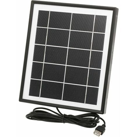 Kit de panneau solaire portable chargeur de batterie 12V 21 x 13.5cm avec  3m câble Manta