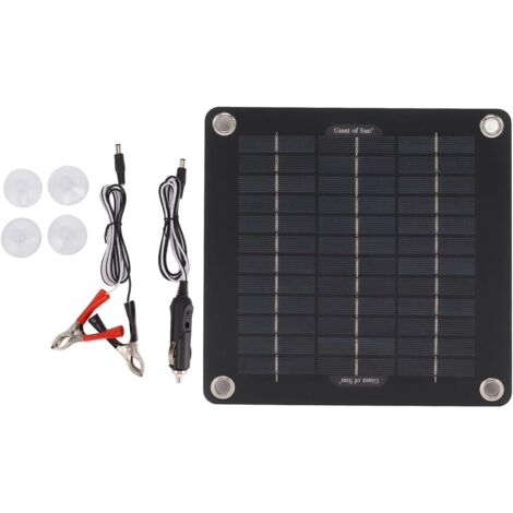 Chargeur Solaire d'entretien, Panneau Solaire Automobile,Kit