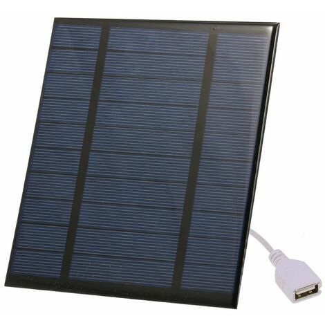 Chargeur solaire Portable 2.5W/5V/3.7V avec Port USB chargeur de t��l��phone �� panneau solaire Compact pour Camping randonn��e voyage