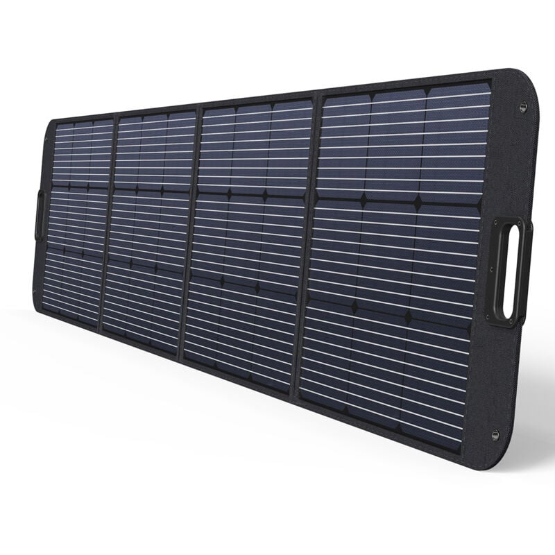 Chargeur solaire solaire 200W panneau solaire portable noir