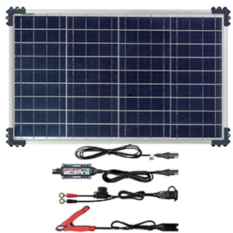 Chargeur solaire Tecmate tm522-d4 40W pulse chargeur batterie