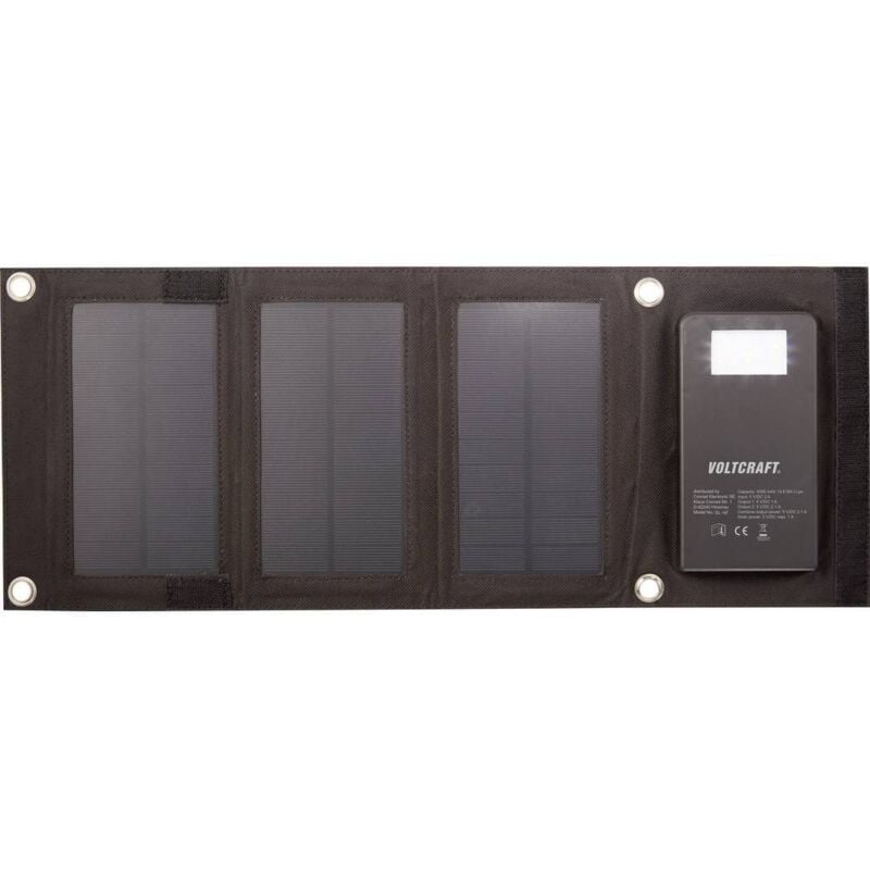 Voltcraft - SL-4F Powerbank solaire 4000 mAh