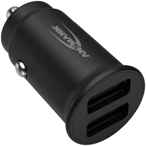 Chargeur Usb 2 Connexions Cc212 Pour Prise Allume-cigare 12-24 V Dc - 12 W. Tension De Sortie : 5 V Dc . Courant De Charge Max: