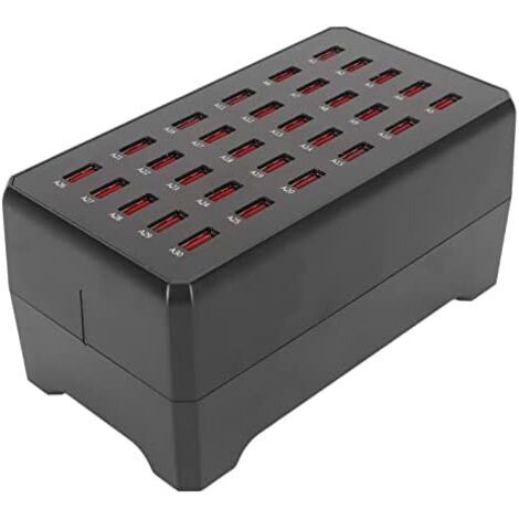 Chargeur USB 30 Ports - 150 W 1 A à 2 - 4 A Station de Charge USB à Charge