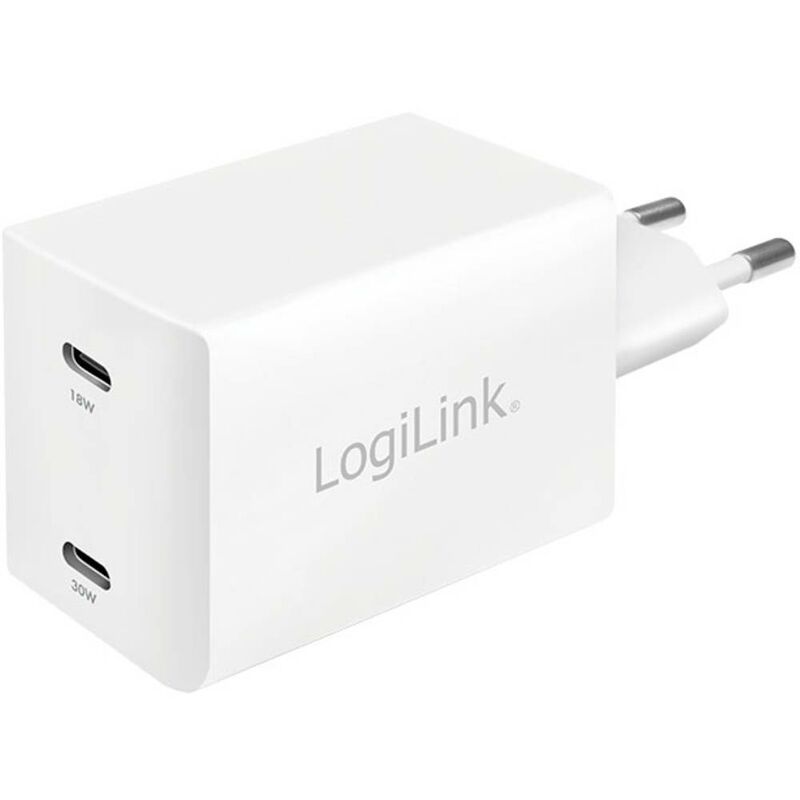Chargeur USB LogiLink PA0231 PA0231 pour prise murale Courant de sortie (max.) 3 A 2 x USB Power Delivery (USB-PD) 1 pc