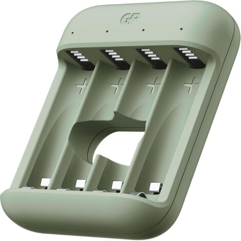 Chargeur USB Piles Rechargeables et 4 Piles AA NiMH - GP Charge & Save