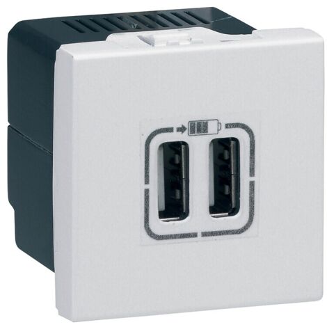 chargeur USB Type A + USB Type C mosaic link