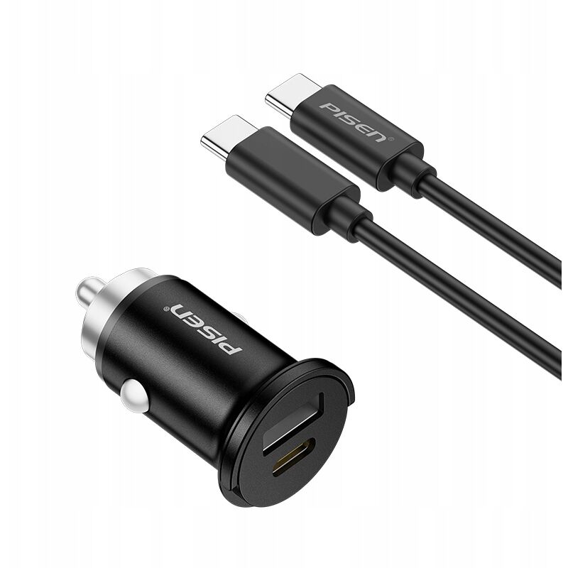 Chargeur voiture allume-cigare rapide et puissant 20W PD QC USB-A USB-C