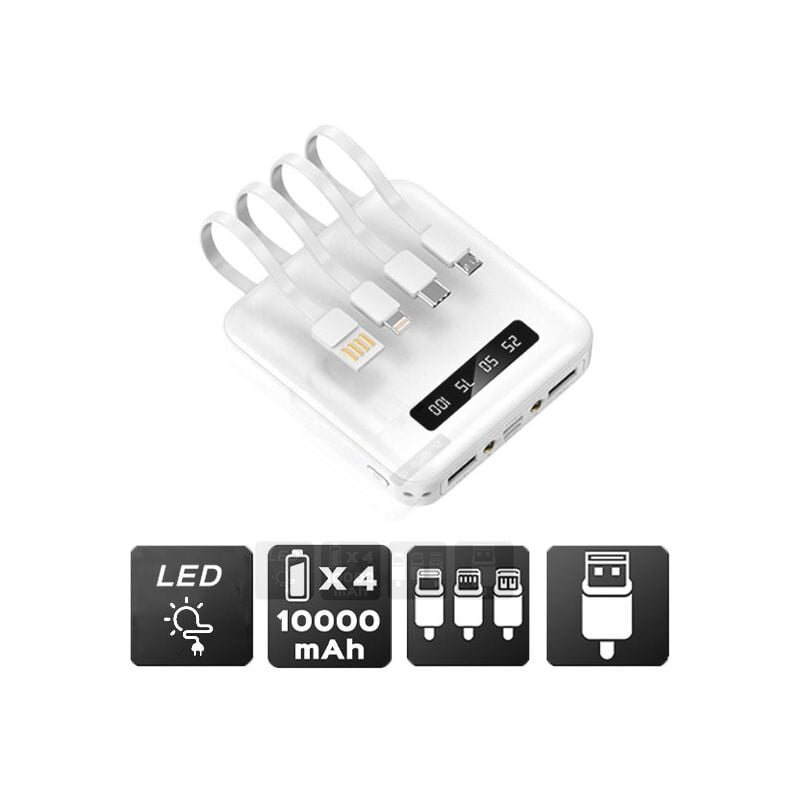 Akashi - Chargeurs externes ALTPB10CABWH