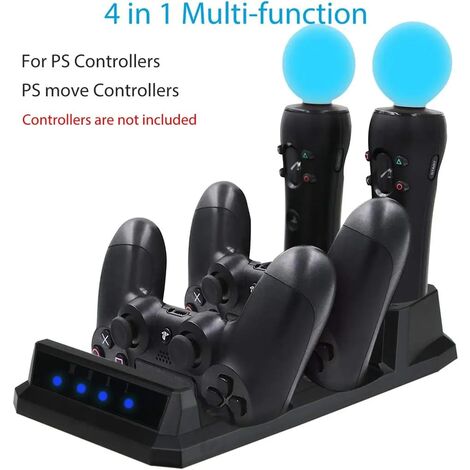 4 in 1 PS5 PSVR Move Motion Controller Fast Charging Station Charger Dock  Stand for Playstation