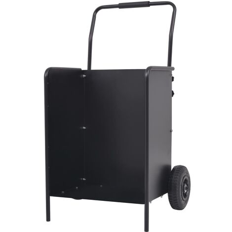 Chariot à bois de chauffage avec pneus gonflables 46x35x100 cm