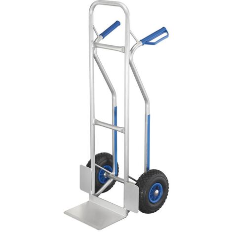 Chariot a colis en aluminium pour boites a usages multiples