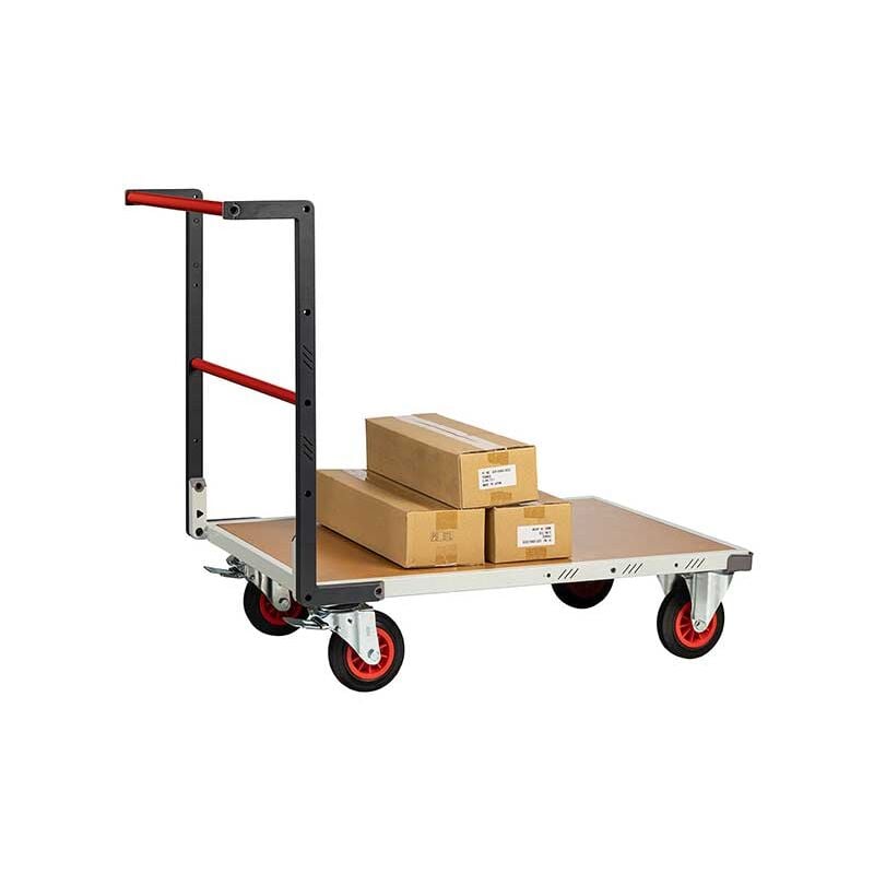 Chariot charge lourde - Plateau bois médium 16mm - Dimensions 1000x595mm - Charge 400kg - 806722230
