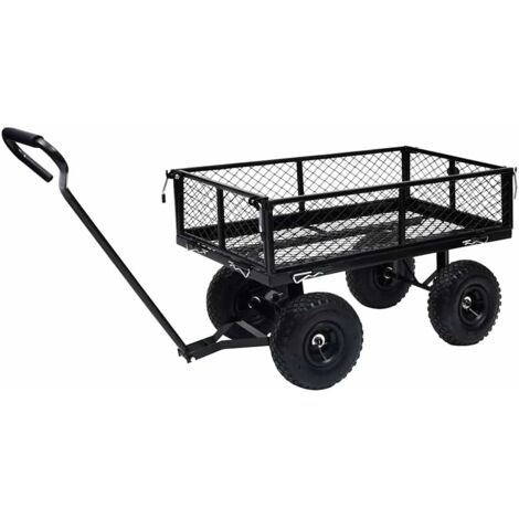 Chariot à main de jardin Noir 250 kg CFW273230